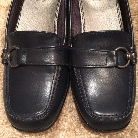 New LifeStride navy Bahama shoes loafers 5 slip - Picture 6 of 9